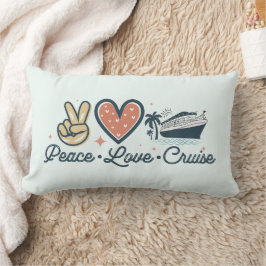 Peace Love Cruise Sierkussen - Nautische Vibes Kussen
