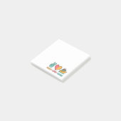 Peace Love Cruise Vakantie Post-it® Notes (Schuin)