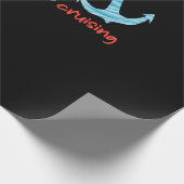 Peace Love Cruising Ship Floating Ocean Tie Dye Cadeaupapier (Hoek)