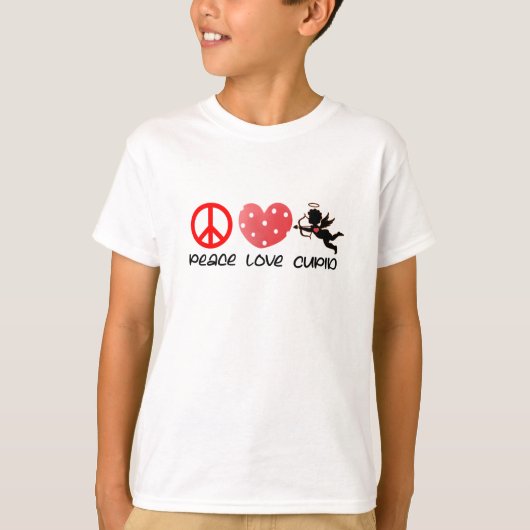 Peace Love Cupid, Cuter Than Cupid T-shirt (Voorkant)