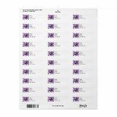 Peace Love Cure 2 Alzheimer Disease Etiket (Full Sheet)