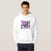 Peace Love Cure 2 Alzheimer Disease Hoodie (Voorkant volledig)