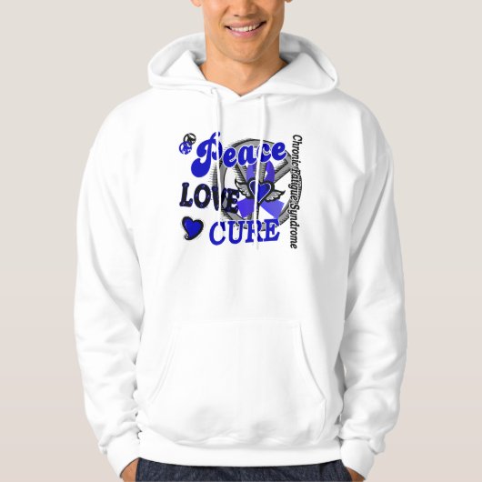 Peace Love Cure 2 CFS Hoodie (Voorkant)