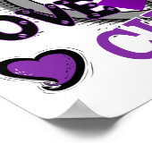 Peace Love Cure 2 Chiari Malformation Poster (Hoek)