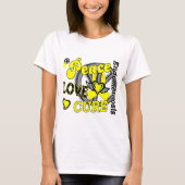 Peace Love Cure 2 Endometriosis T-shirt (Voorkant)