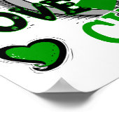 Peace Love Cure 2 Kidney Disease Poster (Hoek)