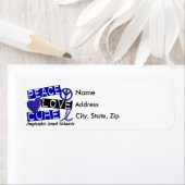 Peace Love Cure ALS Amyotrophic Laterale sclerose Etiket (Insitu)