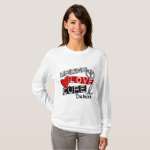 PEACE LOVE CURE DIABETES T-SHIRT (Voorkant volledig)