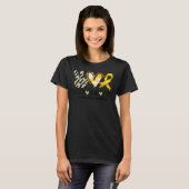 Peace Love Cure Endometriosis Awareness T-shirt (Voorkant volledig)