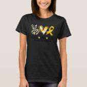 Peace Love Cure Endometriosis Awareness T-shirt (Voorkant)