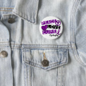 PEACE LOVE CURE EPILEPSY RONDE BUTTON 5,7 CM (In situ)