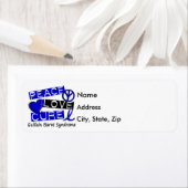 Peace Love Cure Guillain Barre Syndrome Etiket (Insitu)