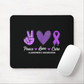 Peace Love Cure Heimers Bewustzijn Muismat (Met muis)