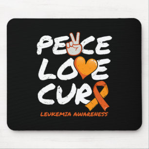 Peace Love Cure - Leukemia Awareness Muismat