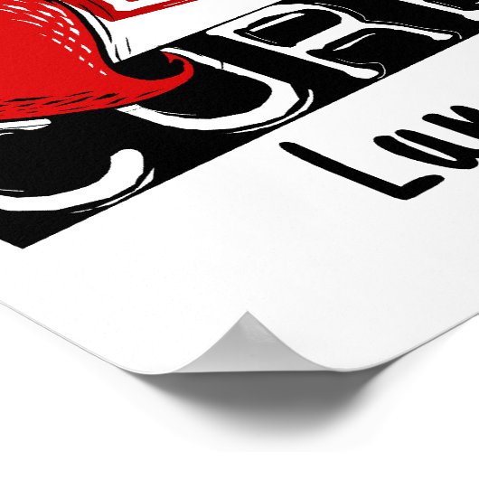 Peace Love Cure Lung Cancer Poster (Hoek)