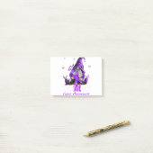 Peace Love Cure Lupus Awareness Paars Ribbon Post-it® Notes (Op bureau)