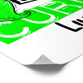 Peace Love Cure Lymphoma Poster (Hoek)