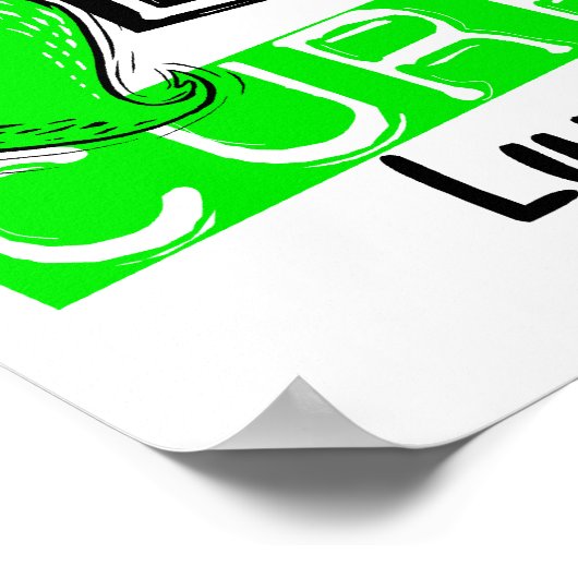 Peace Love Cure Lymphoma Poster (Hoek)