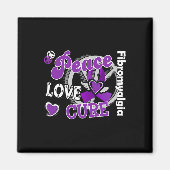 Peace Love Cure Magneet (Voorkant)