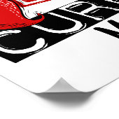 Peace Love Cure Melanoma Poster (Hoek)