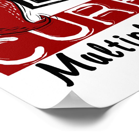 Peace Love Cure Multiple Myeloma Poster (Hoek)