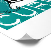 Peace Love Cure PCOS Polycystic Ovarian Syndrome Poster (Hoek)