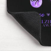 Peace Love Cure Ribbon Leopard Heimerheimer Brain Muismat (Hoek)
