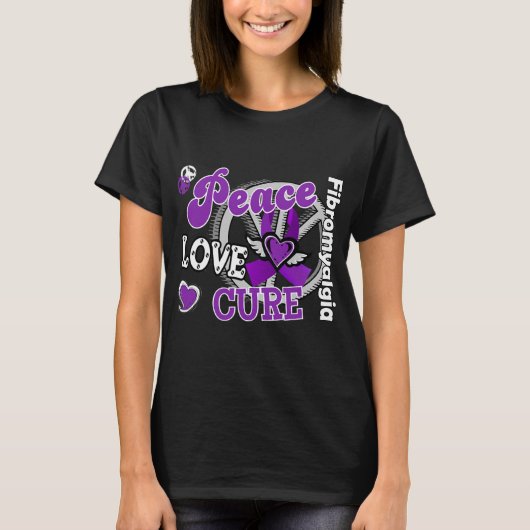 Peace Love Cure T-shirt (Voorkant)