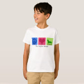 Peace Love Dachshund T-shirt (Voorkant volledig)