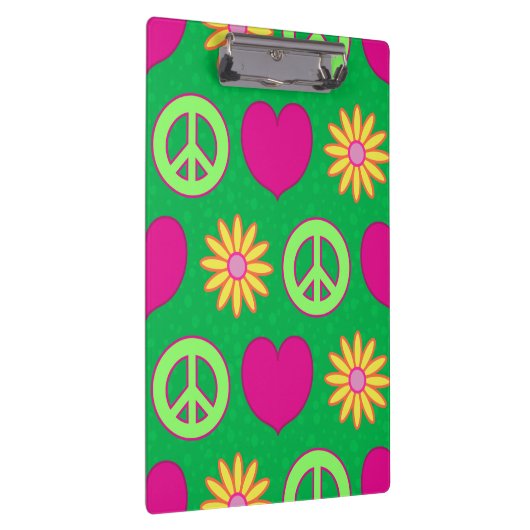 Peace Love Daisies Klembord (Rechts)