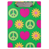 Peace Love Daisies Klembord (Voorkant)