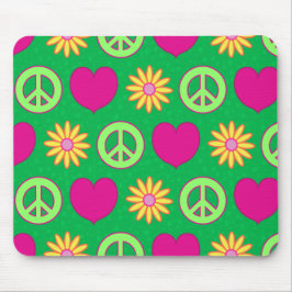 Peace Love Daisies Muismat