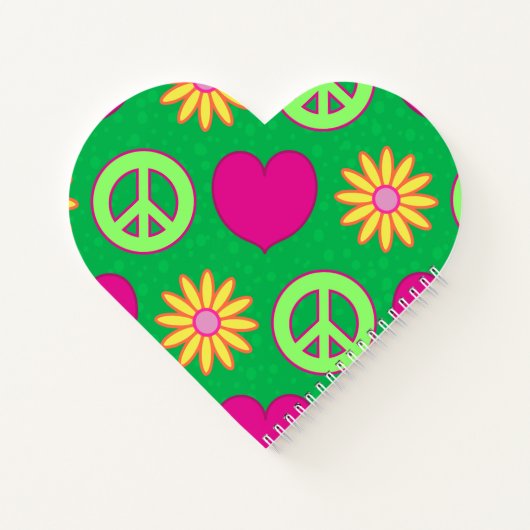 Peace Love Daisies Notitieboek (Achterkant)