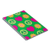 Peace Love Daisies Notitieboek (Rechterzijde)