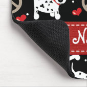Peace Love Dalmatians Mousepad Muismat (Hoek)