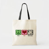 Peace Love Dalmatians Tote Bag (Voorkant)