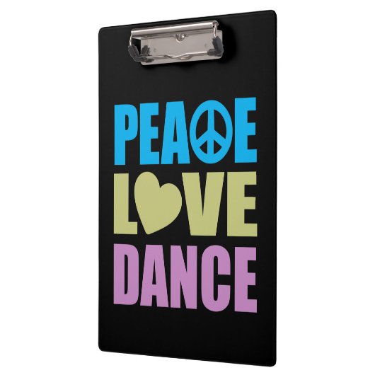 Peace Love Dance Klembord (Links)