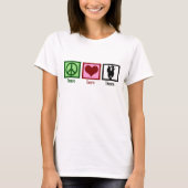 Peace Love Dance T-shirt (Voorkant)