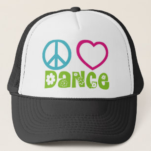 Peace Love Dance Trucker Pet