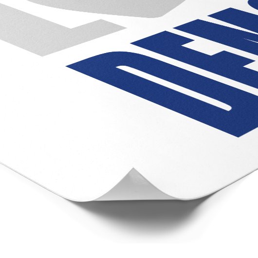 Peace Love Democraat Poster (Hoek)