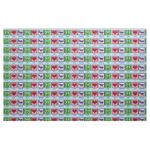 Peace Love Democraat Stof (Fat Quarter)