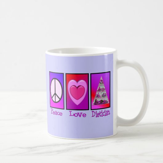 Peace Love-diëticien Koffiemok (Rechts)