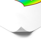 Peace Love Disco Poster (Hoek)