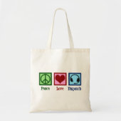 Peace Love Dispatch Operator Dispatcher Tote Bag (Voorkant)