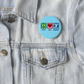Peace Love Dispatch Ronde Button 5,7 Cm (In situ)
