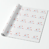 Peace Love Dobermans Cadeaupapier (Uitgerold)