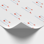 Peace Love Dobermans Cadeaupapier (Hoek)