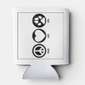 Peace Love Dogs Koelbox Blikjeskoeler (Achterkant)