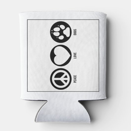 Peace Love Dogs Koelbox Blikjeskoeler (Achterkant)
