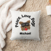 Peace Love Dogs Kussen (Deken)